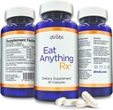 Dirobi Mangez n'importe quoi Xylose Isomérase Fructose Enzymes de malabsorption, Supplément FODMAP, Enzymes digestifs pour mieux lactose, gras, protéines et glucides Digestion Gaz et dégel 30 Capsules