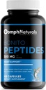 Bonito Peptides, 500mg Extrait de poisson Bonito, 100 capsules 100 jours d'approvisionnement, non-OGM, sans gluten, supplément pour la santé cardiaque