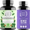 Happy Healthy Hippie Aller avec le soutien de la ménopause de flux et l'ashwagandha biologique
