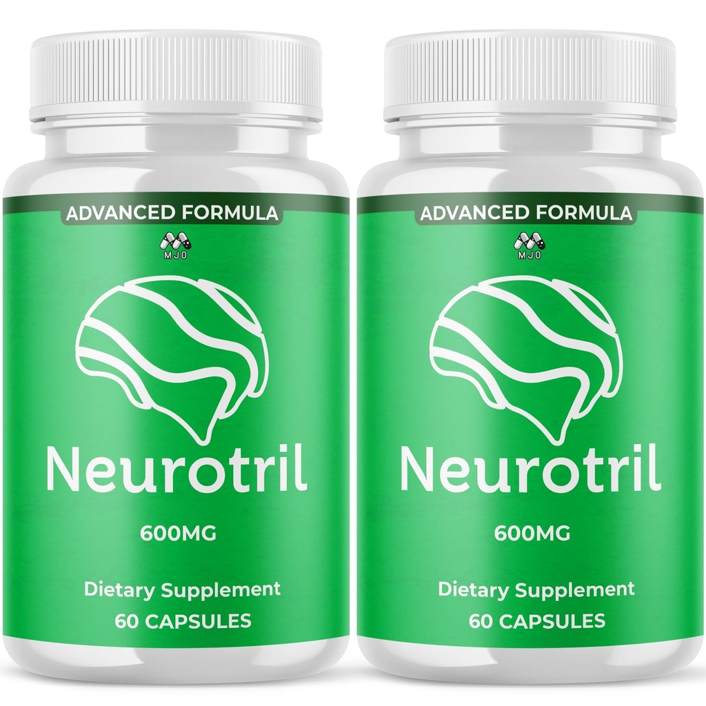 (2 Pack) Neurotril Capsules, Official Neuro tril Pills with All Natural Ingredients, Advanced Overall Health and Wellness Vitamin Formula with Maximum Strength Multivitamins Support (120 Capsules)