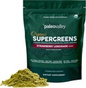 Paleovalley Bio Supergreens - Bio Greens Poudre Superfood pour Immmune Support - Paleo Green Poudre Blend - 28 portions - 23 bio Superfoods - Sans gluten, sans graminées, de soja ou de céréales