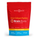 Poudre de peptides de collagène du cerveau - Protéines vitales et supplément de collagène pour les femmes et les hommes - Hydrolysed Type I & III pour les cheveux, la peau, les ongles et la santé articulaire - 25 portions - Cocon de vanille crémeuse - 875g