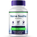 Nerve Soothe Capsules, Official NerveSoothe Brain Health Supplement Pills - Extra Strength, Advanced Nootropic Pills Support, All Natural Nerve Soothe Cognitive Health & Function Reviews (60 Capsules)