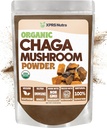 XPRS Nutra Bio Chaga Poudre de Champignons - Premium USDA Bio Chaga Poudre de Champignons - Chaga Poudre pour l'immunité - Vegan Friendly Superfood pour le thé et les boissons de Chaga (4 Once)