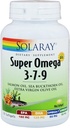 Solaray Super Omega 3-7-9 avec vitamine D-3 et huile de saumon, 120 Softgels