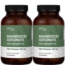 Harmonie de la Terre Glycinate de magnésium chélaté 500mg - 120 Capsules (2-Pack, 1000mg Total)