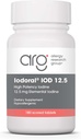 Supplément Iodoral Optimox 12,5 mg - Supplément d'iode, soutien thyroïdien pour les femmes et les hommes, pilules de solution Lugol, comprimés d'iodure de potassium, complexe minéral quotidien - 180 Compte