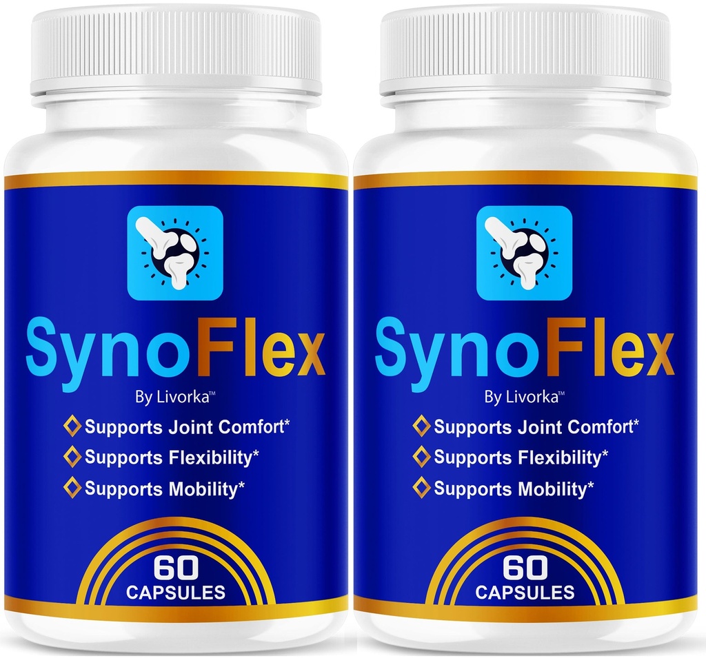 (2 Pack) SynoFlex - SynoFlex Capsules Daily Natural Premium Support, Syno Flex Pill Advanced Formula Active Mobility Lifestyle Multivitamin for Overall Health & Wellness, 120 Capsules for 2 Months