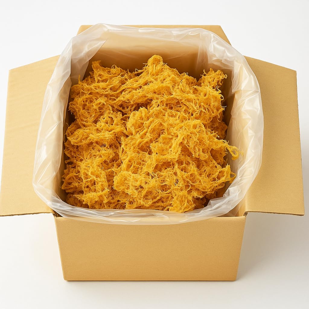 Tropical Superfoods 100% Wildcrafted Gold Sea Moss, Wholesale Sea Moss, Bulk Sea Moss, Non GMO, Raw Sea Moss Wholesale, Sun Dried, 92 Minerals -10lbs