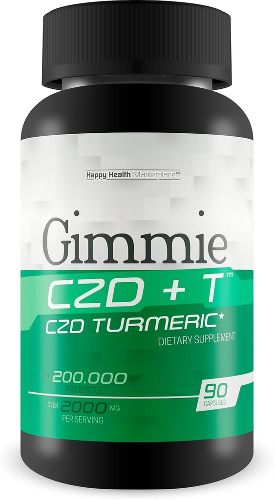Gimmie CZD + T - Notre meilleur supplément CDZ Vitamine C D et Zinc Plus Turcuma de magnésium et plus - Soutien immunitaire à haute puissance avec vitamine C et D - Nos meilleures pilules immunitaires Nature Vitamine D Zinc C Meilleur