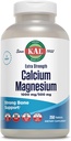 KAL Comprimés de magnésium de calcium extra-résistance, 250 Nombre
