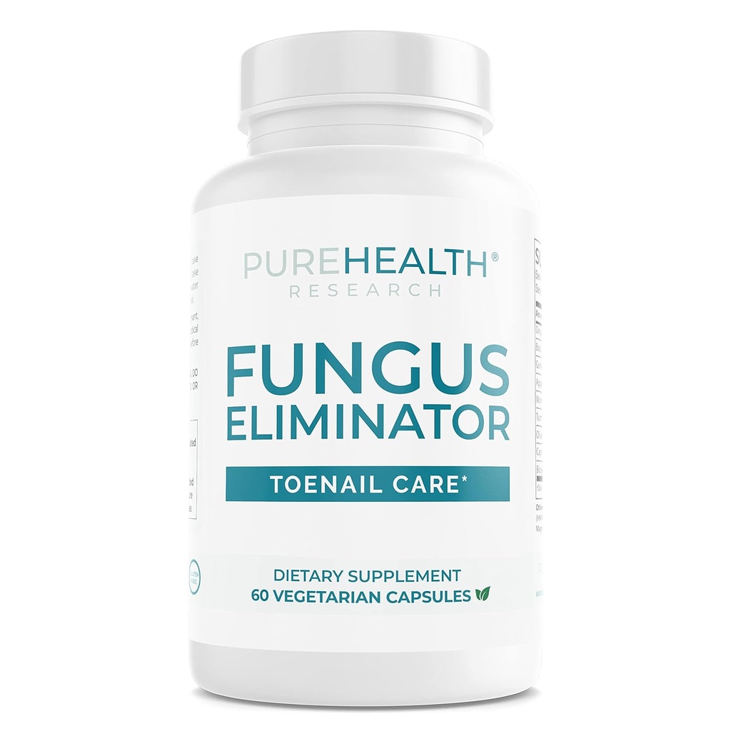Toenail Fungus by PureHealth Research Full-Spectrum aide à apaiser, réparer et stimuler la croissance des ongles frais et clairs Non-OGM, États-Unis Fabriqué, 1 bouteille