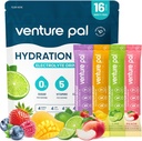 Venture Pal Powder Packets sans électrolyte de sucre - Liquid Daily IV Packets d'hydratation.