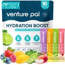 Venture Pal Powder Packets sans électrolyte de sucre - Liquid Daily IV Packets d'hydratation.
