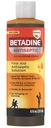 Solution de premiers soins antiseptiques Bétadine, Povidone-iode 10%, Protection contre les infections, Tue les germes dans les coupures mineures et brûle, Pas de promesse, Pas d'alcool ou de peroxyde d'hydrogène, 8 FL OZ