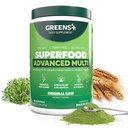 Greens+ Advanced Multi Raw Superfood | Essential Blend of Raw Foods, Superfruits and Sea Vegetables Powder | Vegan | Dietary Supplement | Non GMO, Soy Dairy & Gluten-Free | Size 9.4oz