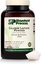 Processus standard - Poudre de lactate de calcium - Santé des os et soutien immunitaire - Supplément de magnésium de calcium pour la force des os et la santé du sang - Non-laiteux, non-soy et sans gluten - 12 oz