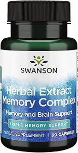 Swanson Extract Mémoire Complexe 60 Capsules