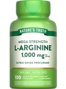 La vérité de la nature L-Arginine 1000mg-100 gélules Mega Strength-