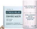 Ensemble Skin & Stress Relief (Skin & Stress Relief Set) Cortisol Santé & Anti-Age avec Ashwagandha, Acide Hyaluronique, Céramides, Biotine & Antioxydants