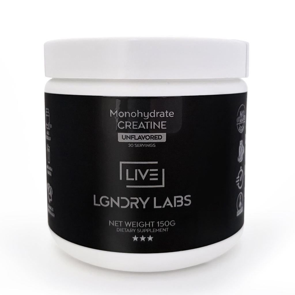 Creatine Monohydrate Powder, 150 g (30 Serving), Pure Creatine for Muscle Growth & Strength, Pre‑Workout | Unflavored, NSF‑Quality, Micronized Monohydrate