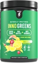 InnoSupps Inno Greens (en anglais seulement) 28+ Bio Greens & Superfoods (en anglais seulement) Prébiotiques avancés + Probiotiques Super Antioxydants + Hydratation (en anglais seulement) Spiruline, Chlorella, Ashwagandha - 30 portions (Goji Citrus)