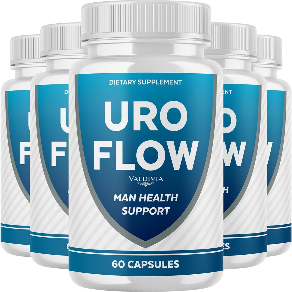 Valdivia (5 Pack UroFlow Capsules – All Natural UroFlow Supplement Pills for Maximum Strength, Premium URO Flow Official Reviews (300 Capsules)
