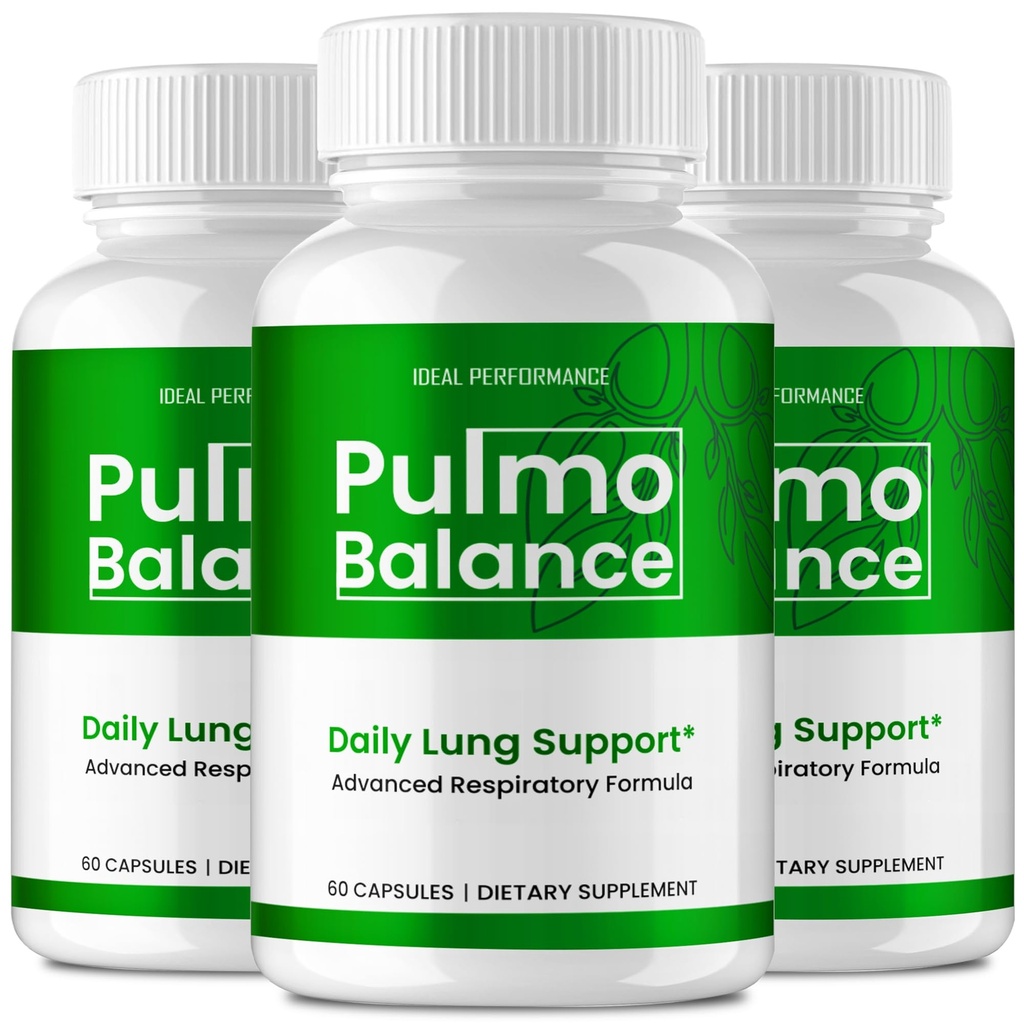 Pulmo Balance Capsules, Official PulmoBalance Supplement Pills - Maximum Strength, All Natural Lung Cleanse & Health Support, Advanced Formula for Healthy Flow, Comfort & Detox Reviews (3 Pack)