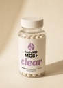 MGB+ Clear Bloating Supplement – Gut-Brain Support with Allithiamine Vitamin B1, Magnesium Glycinate, Pea, Ginger, Artichoke & Saffron – Vegan – 60 Capsules