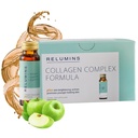 Relumins Advanced Collagen Beauty Drink avec du glutathion, de l'acide hyaluronique et des antioxydants - Récupération de la peau après l'été et fabriqués aux États-Unis - Apple Flavor - 10 bouteilles x 50mL