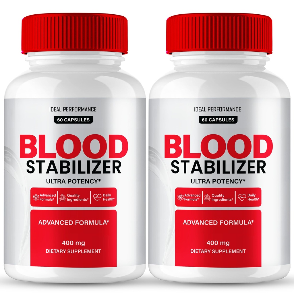 Blood Stabilizer Advanced Blood Formula Capsules, Official Blood Stabilizer Supplement Pills - Maximum Strength, All Natural Healthy Circulation & Stable Levels, BloodStabilizer Reviews (2 Pack)