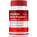 Vitalsyn Blood Support, Vitalsin Glyco Optimizer Capsules Advanced Formula Supplement, VitalsynBlood Glycogen Pills Blood Flow Balance Control Vitalsym Premium Blend Vital Syn Health (60 Capsules)