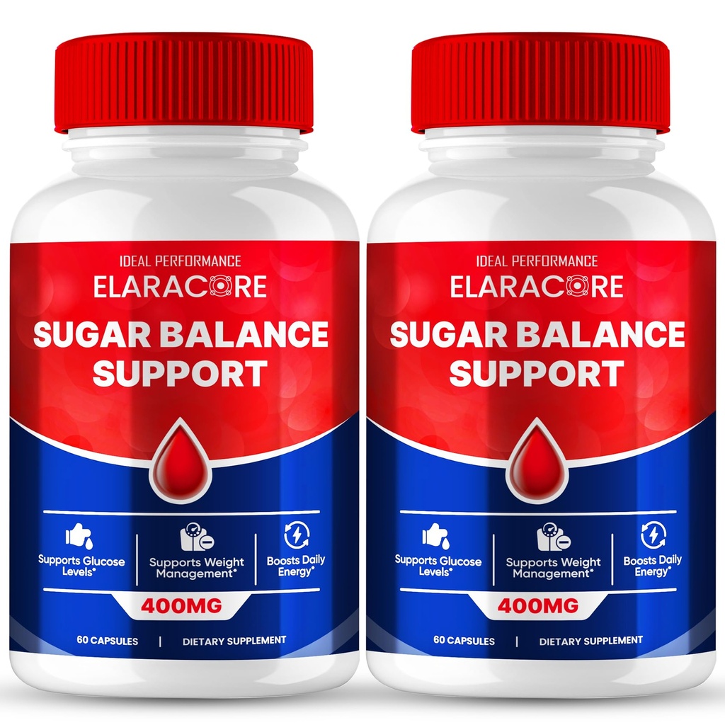 Elaracore Blood Balance Support, Advanced Blood Formula Capsules, Elaracore Supplement Pills - Maximum Strength, All Natural Healthy Circulation & Stable Levels, Elara Core Reviews (2 Pack)