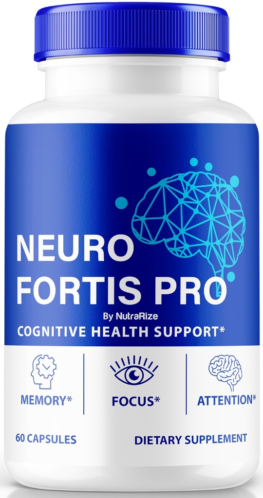 Neuro Fortis Pro Capsules, Unlock Your Potential with NeuroFortis Pro Formula for Balanced Health, All Natural Pills for Concentration, Memory & Focus, Official NeuroFortisPro (60 Capsules)