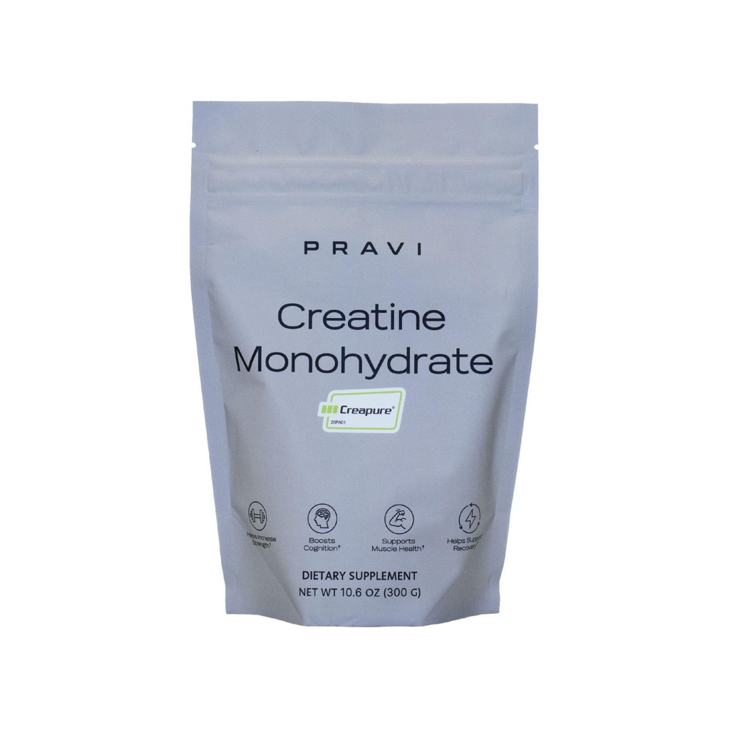 Creapure Creatine Monohydrate - 5g Pure Micronized Creatine Per Serving - Made in Germany - Supports Strength, Power, Endurance, Recovery and Brain Health - 300g - 60 Servings