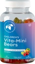 Ours Vita-Mini aux herbes de montagne pour enfants Multivitamine avec biotine, acide folique et pantothénique, Iodine, zinc pour enfants Développement sain de fruits, 60 ct.