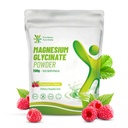 Raspberry Flavor Magnesium Glycinate Powder - High Absorption Chelated Magnesium, 400mg per Serving, Calm Mind, Support Deep Sleep & Heart Health - Sugar-Free, Gentle on Stomach, 100 Servings