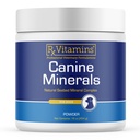 Rx Vitamines Minéraux de canine - Minéraux essentiels pour chiens - Calcium, magnésium, supplément de fer, os et joint pour K9, support immunitaire - 16oz