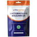 Vitamatic Lactobacillus Bulgaricus Probiotic Powder - Digestive Health Support - 100 Gram (3.5 OZ) - 100 portions