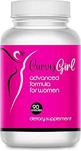 Curvy Girl- Female Weight Gain Pills- Hip and Breast Enhancement for Women- Get Your Curves Fast- Fill Out Your Jeans and Fit in That Swimsuit Without Surgery or Padding- 90 Capsules