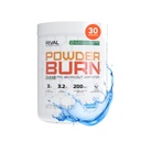 RIVAL NUTRITION Powder Burn Pre-Workout Energy Powder for Men and Women I Blue Raspberry, 30 Servings | Clean Ingredients I 3g L-Citrulline, 3.2g Beta-Alanine and 200mg Natural Caffeine Per Serving