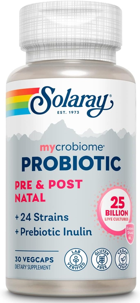 Mycrobiome Probiotique Pré/post Natal, 25 milliards, 24 souches