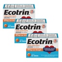 Ecotrin Safety Coated Aspirin Pain Reliever Tablets, Low Strength, NSAID 81mg, 45 ct (Pack of 3)