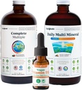 LIQUIDHEALTH Ultra Immunity Liquid Vitamine Bundle pour les adultes avec Multivitamine complète, Multi Minéraux quotidiens et Vitamine Végétale D3 gouttes - Immune support Vitamines, aliments entiers, végétalien, non OGM