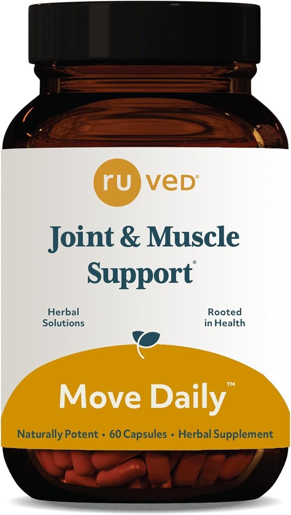 RUVED Paingon, Unbeatable Muscle Plus Joint Support Supplément diététique, 60 Compte par RUVED, fabriqué par Ayush Herbs
