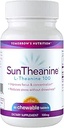 La nutrition de demain - SunTheanine L-Theanine, comprimés de 100mg pour aider la concentration, la concentration et le stress, 60 comprimés à croquer