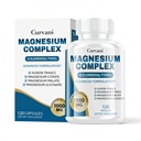 Magnesium Complex Supplement, Provided by 1000mg of Eight Different Forms of Magnesium，Easy Absorption for Bones, Muscle, Recovery, Energy, Vegan Non-GMO120 Capsules (1pcs)