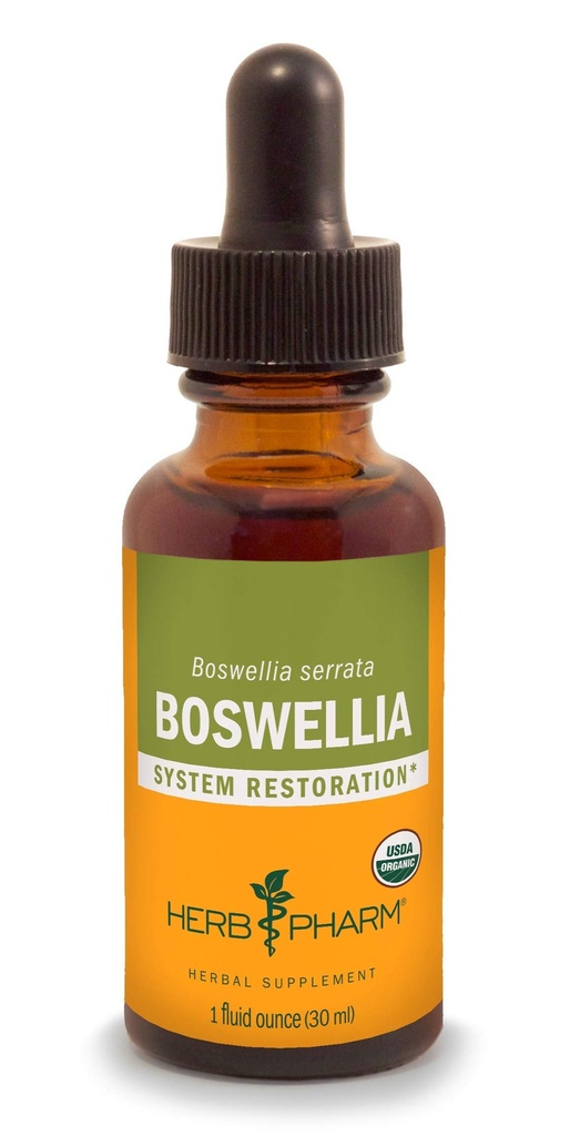 Extrait liquide de boswellie biologique certifié Herb Pharm pour le soutien de joint, 1 Fl Oz