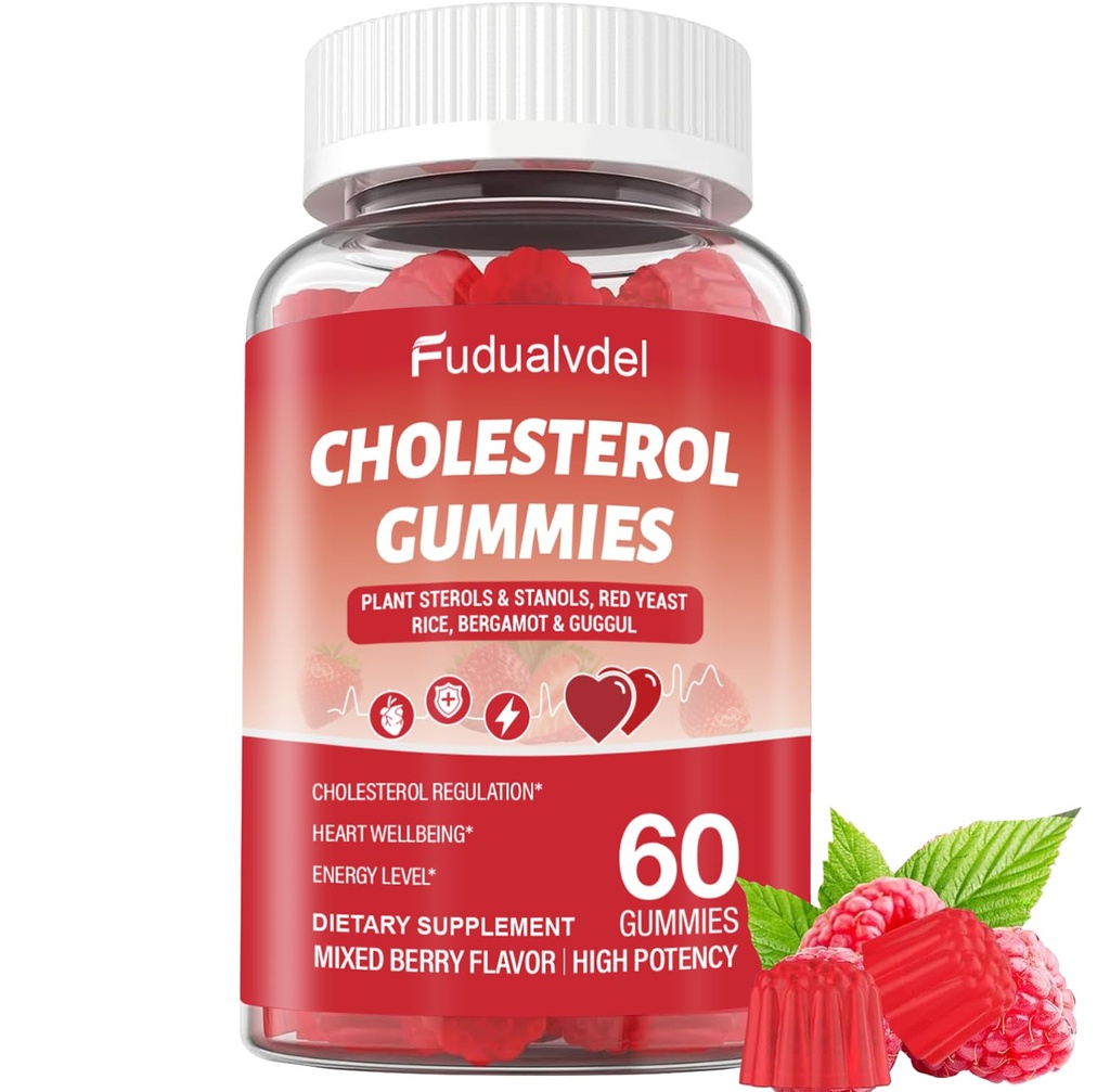 1 Packs 2000MG Cholesterol Lowering Supplements,Plant Sterols &Stanols with Red Yeast Rice