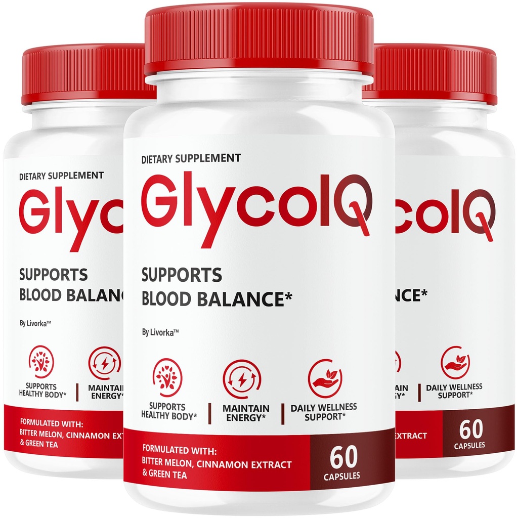(3 Pack) GlycoIQ Capsules - Official Glyco IQ Support Supplement All Natural Premium Advanced Formula - Maximum Strength, GlycoIQ Multivitamin for Overall Health & Wellness, 180 Capsules for 3 Months